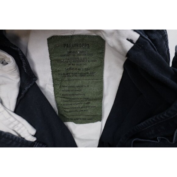 Vtg 90s Y2K Abercrombie & Fitch Mens L Heavy Paratrooper Surplus Cargo Shorts - Picture 10 of 15